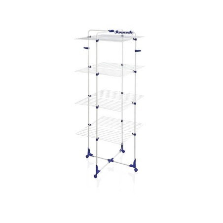 Leifheit Tower 450 Fritstående stativ Blå, Hvid